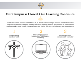 Our Campus is Closed, Our Learning Continues
