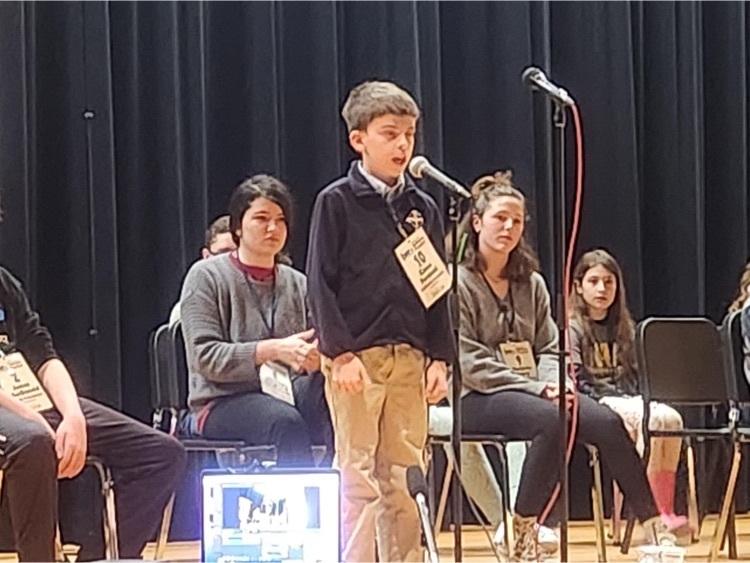 Cono at State Spelling Bee